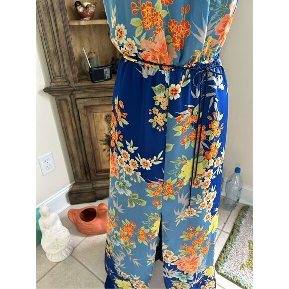 Guess Cassidy Sakura Floral Maxi Halter Dress - Picture 8 of 9
